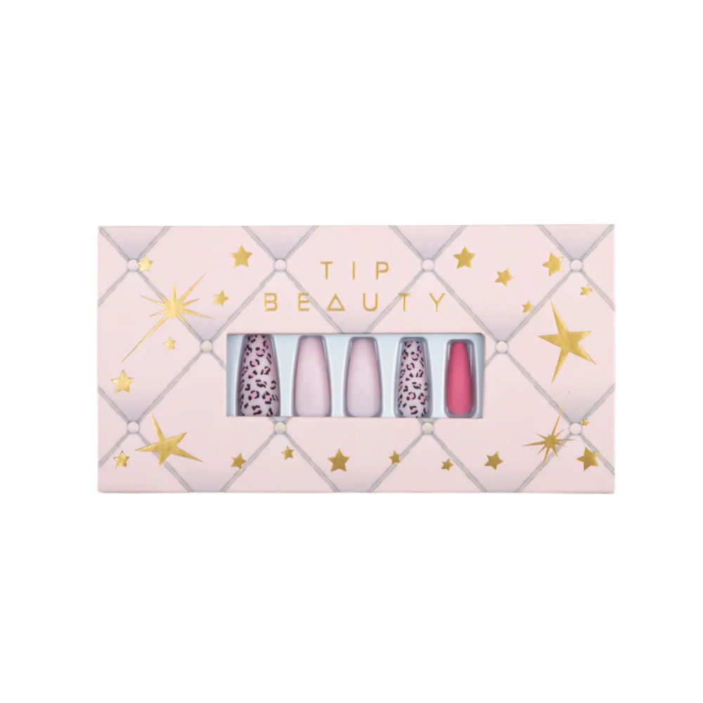 Cheetah Girl Press on Nail Kit