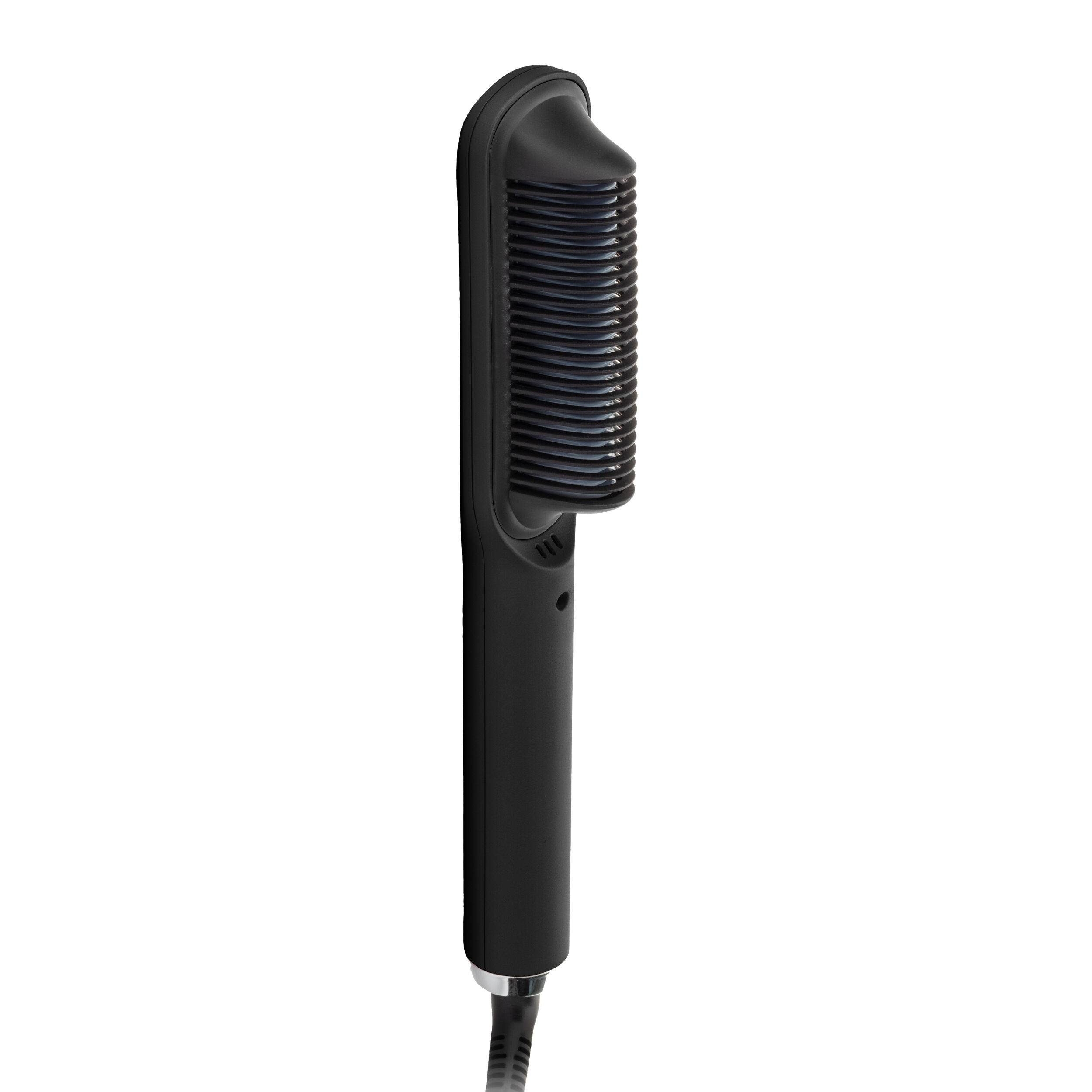 Ceramic Hot Brush with Cool Touch Tips, Straightens & Reduces Frizz