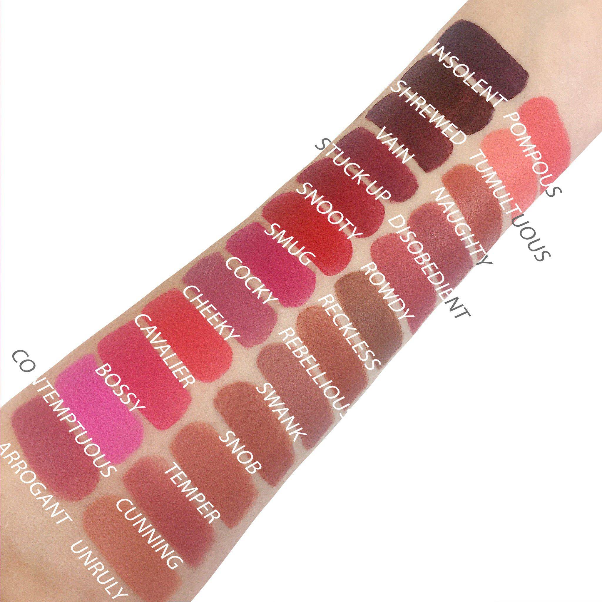 RUDE Attitude Matte Lipstick Display Set 144 pcs