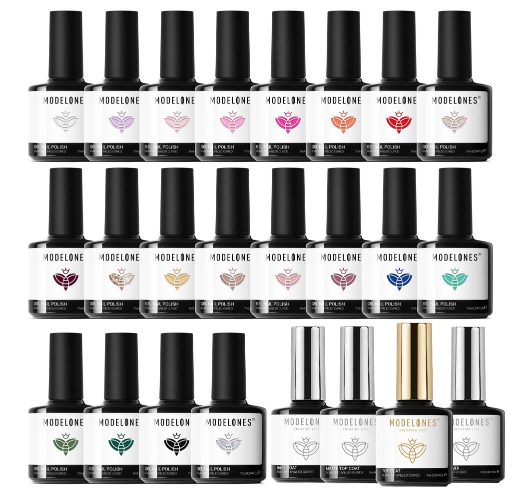 20 Shades Gel Nail Polish Set - Spring Fling