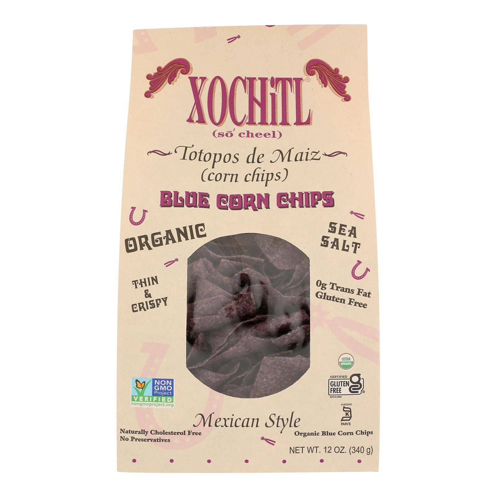 Blue Corn Chips - Case Of 10, 12 Oz