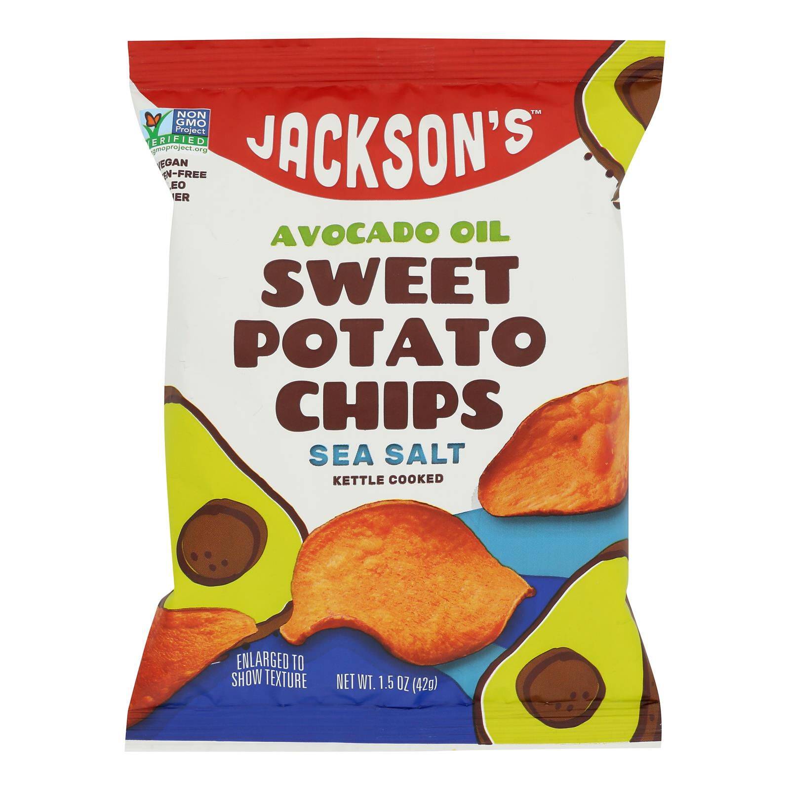 Sea Salt Sweet Potato Chips - Case Of 12, 1.5 Oz