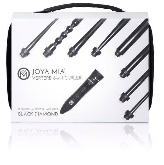 Vertere 8-in-1 Ceramic Interchangeable Hair Curler, Black
