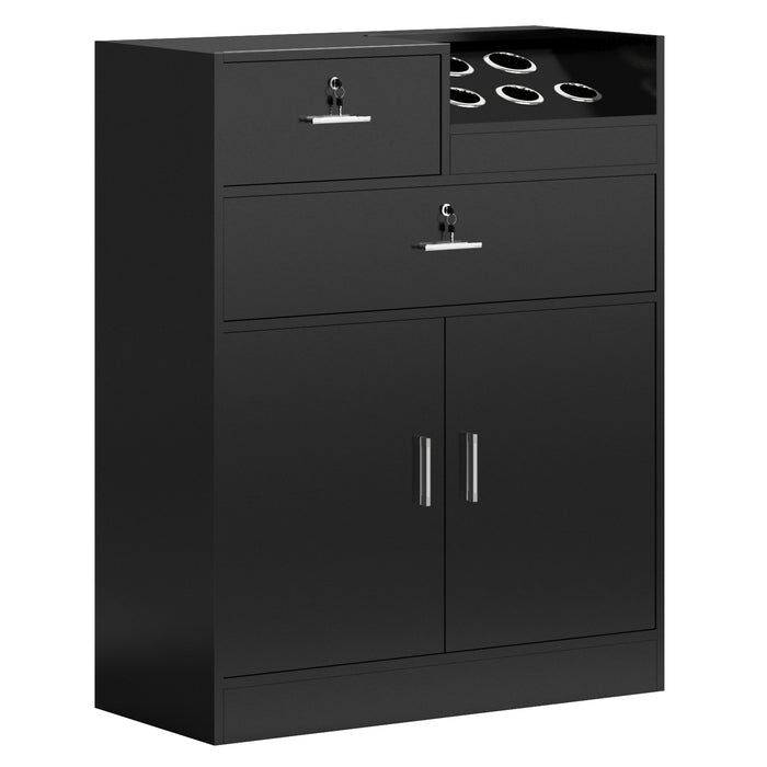 HSC-18 Free Standing Salon Storage Station Cabinet