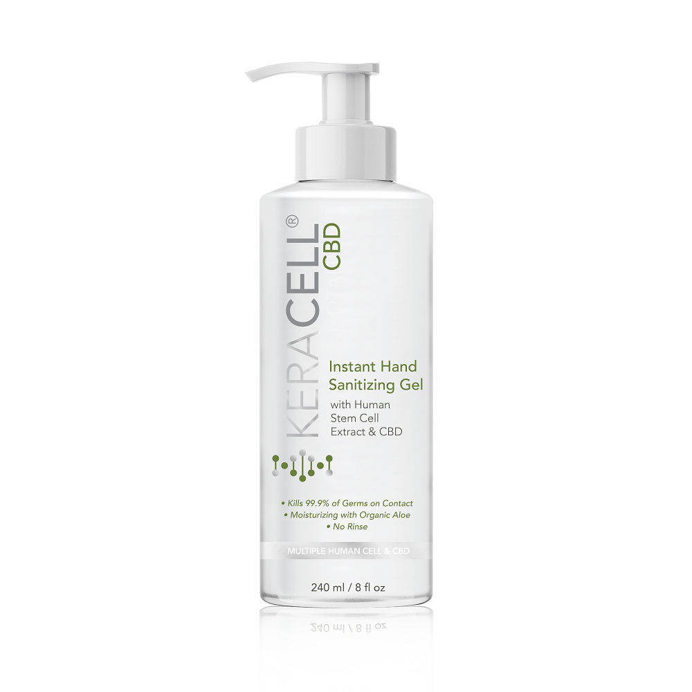 CBD Instant Hand Sanitizing Gel - 8 oz