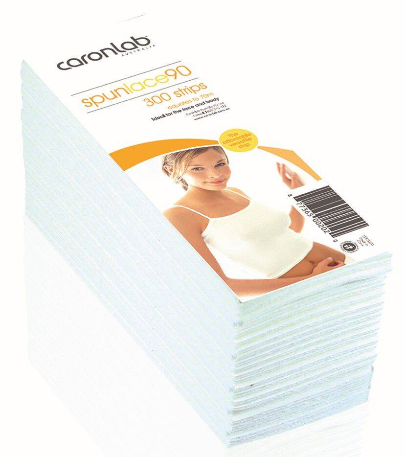 Spun Lace Strips Wax - 300 ct