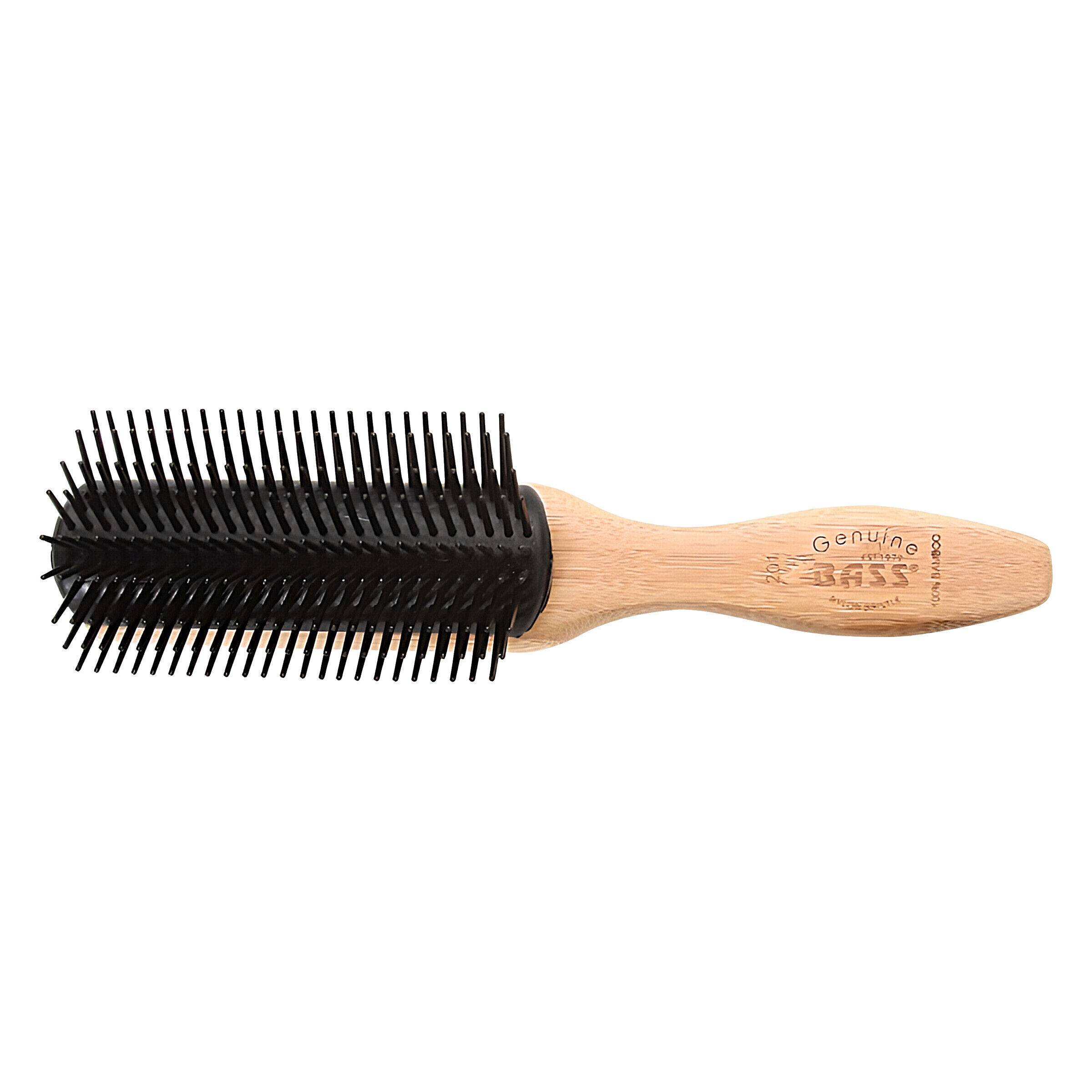 Style&Detangle High Grade Nylon Pin, Pure Bamboo Handle Classic 9 Row