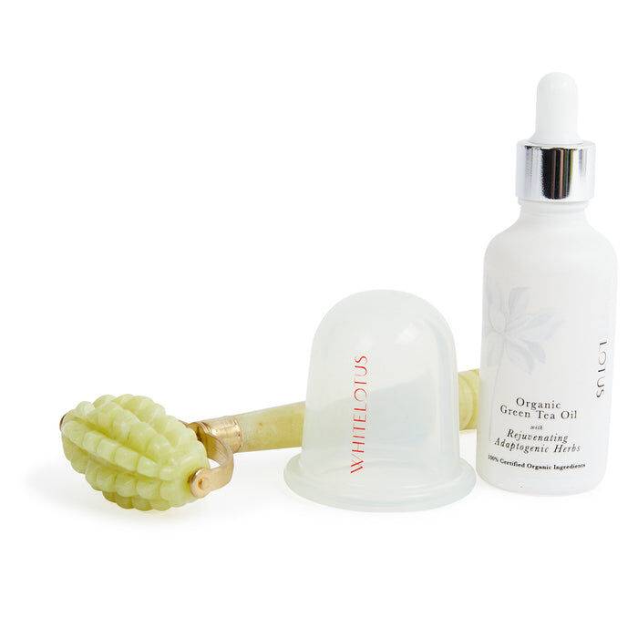 Jade Roller & Body Sculpting Cupping Kit