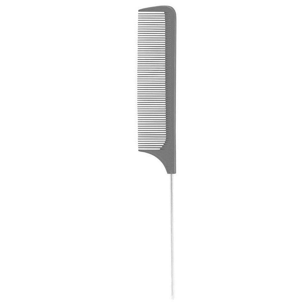 Gray Ceramic Metal Rat Tail Comb