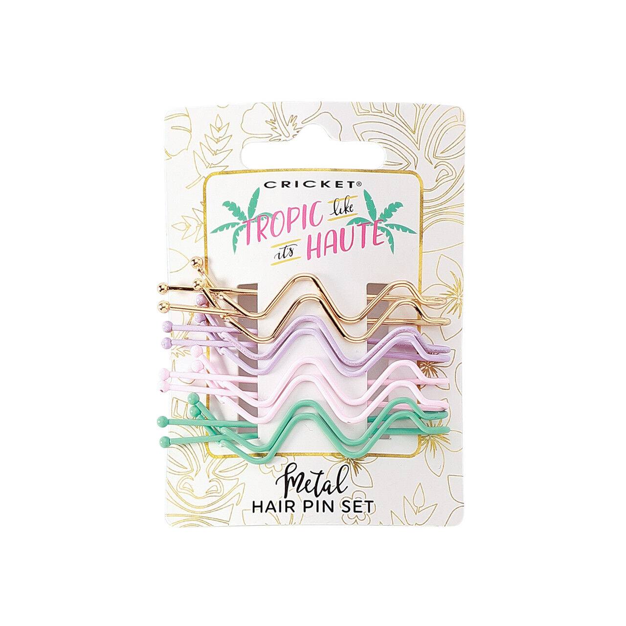 Tropic Like It&rsquo;s Haute Snap Metal Hair Pin Set Pastels