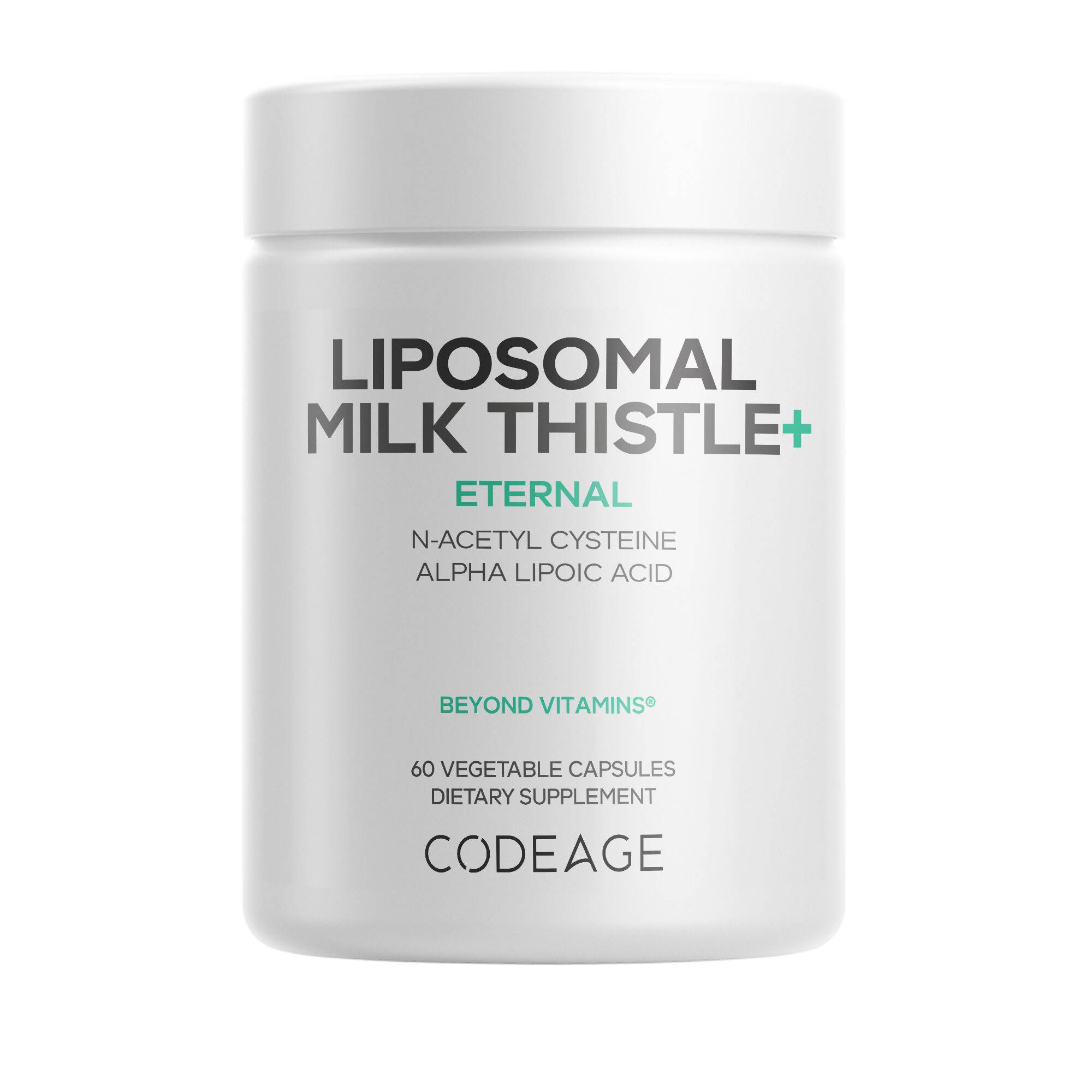 Liposomal Milk Thistle+ (60 Vegetable Capsules)
