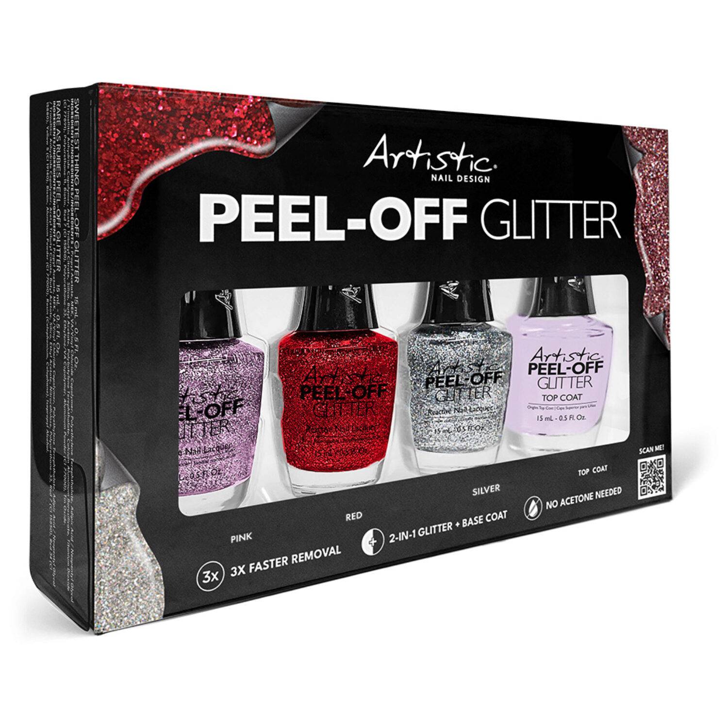 Artistic Peel-Off Glitter Kit