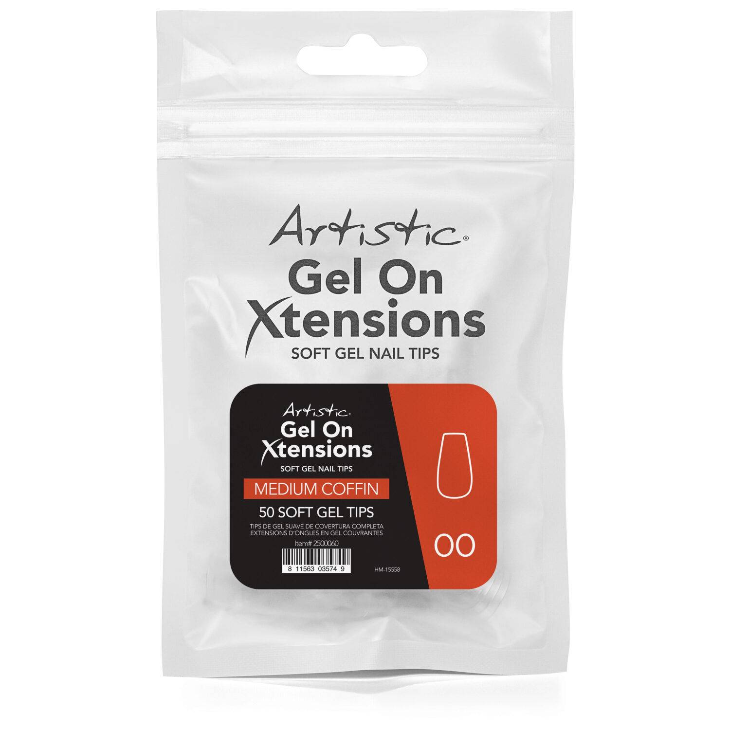 Gel On Xtensions Medium Coffin 50CT