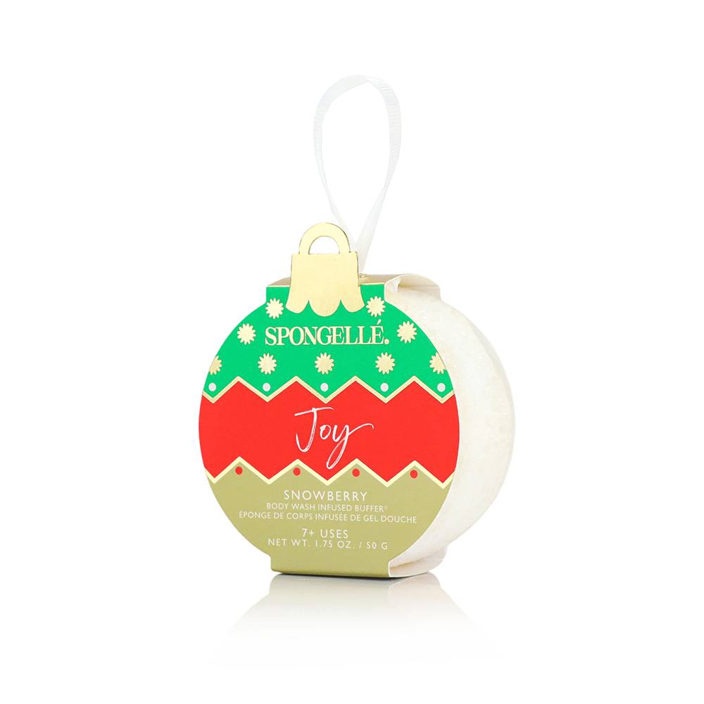 2025 Holiday Ornament Body Wash Induced Buffer - Joy (Snowberry)