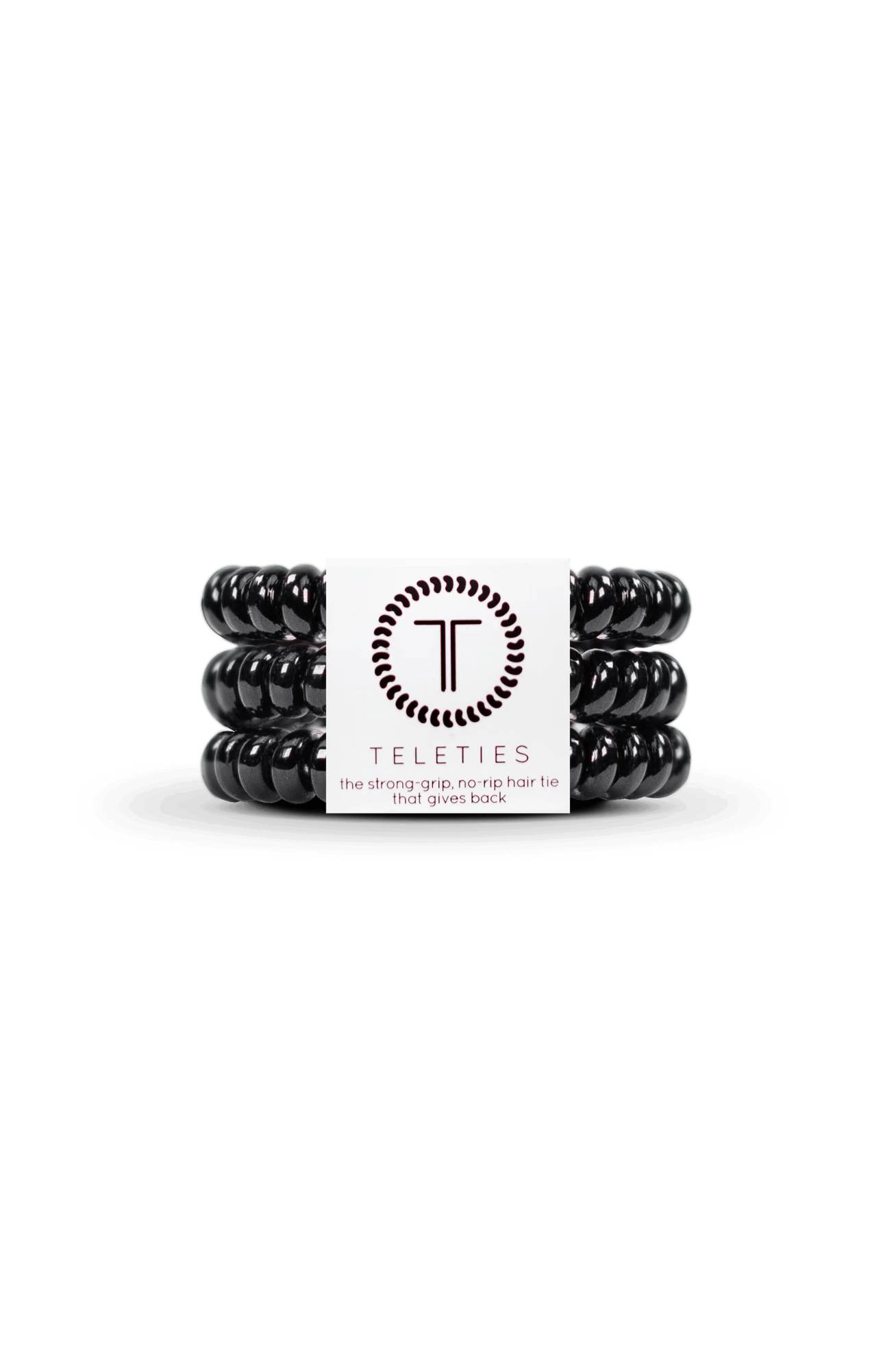 Jet Black Hair Ties