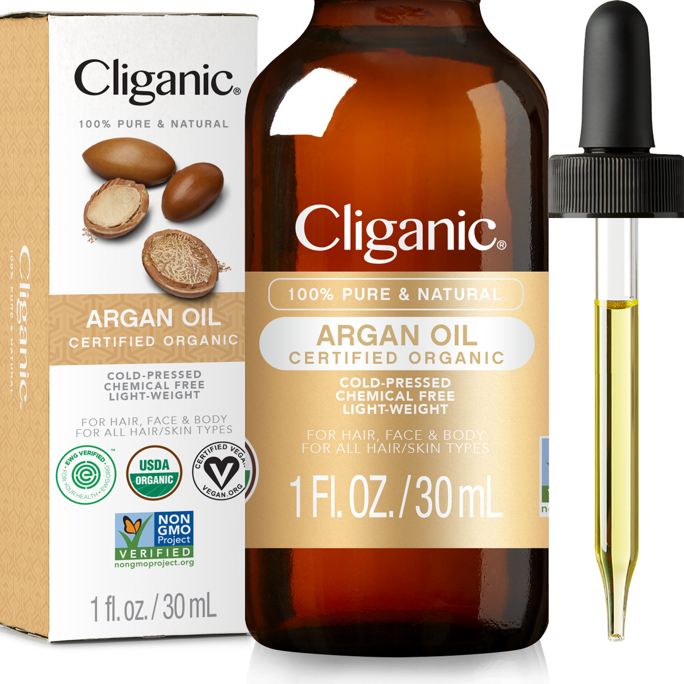 Organic Argan Oil - 1 oz