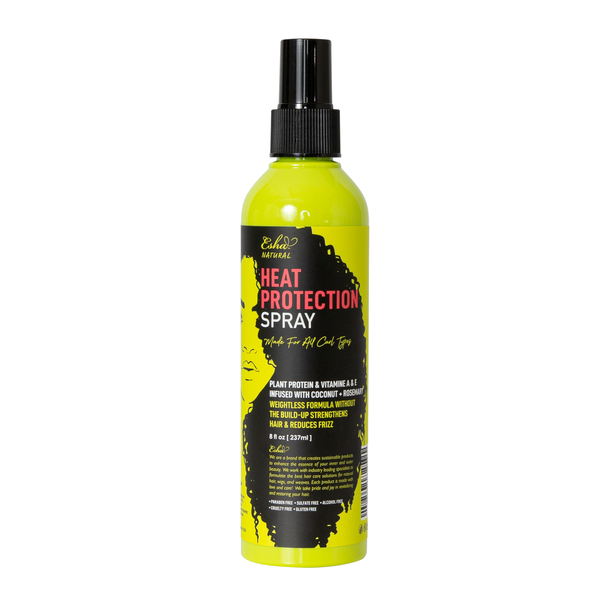 Natural Heat Protection Spray