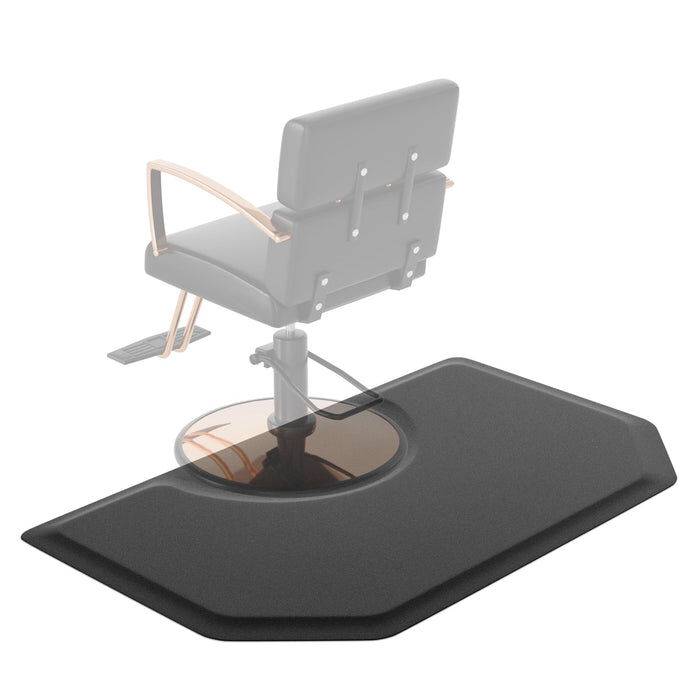 Hexagon Salon Anti Fatigue Mat for Round Base Styling Chair