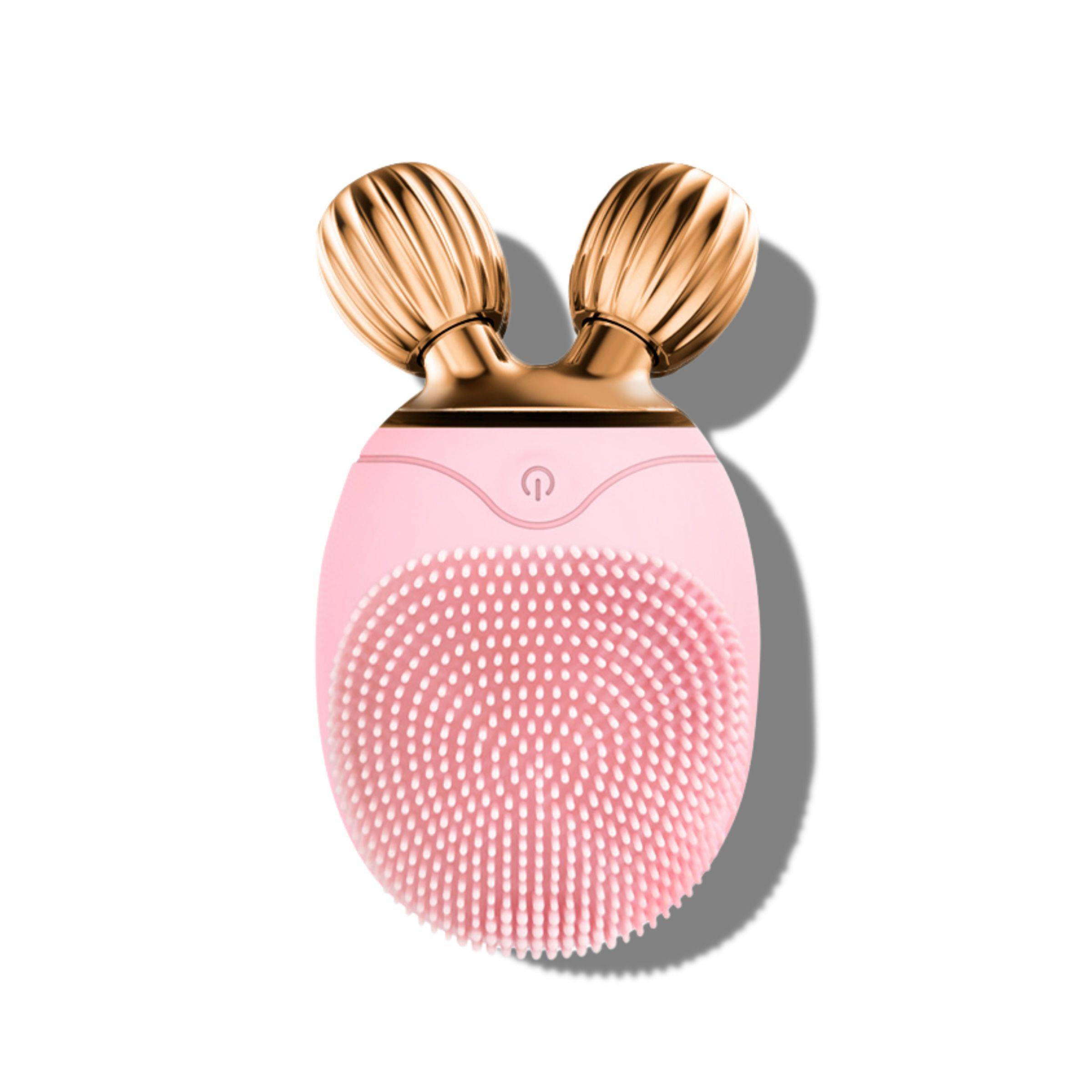 Dual-Sided Cleansing Face Brush, Massager & Roller