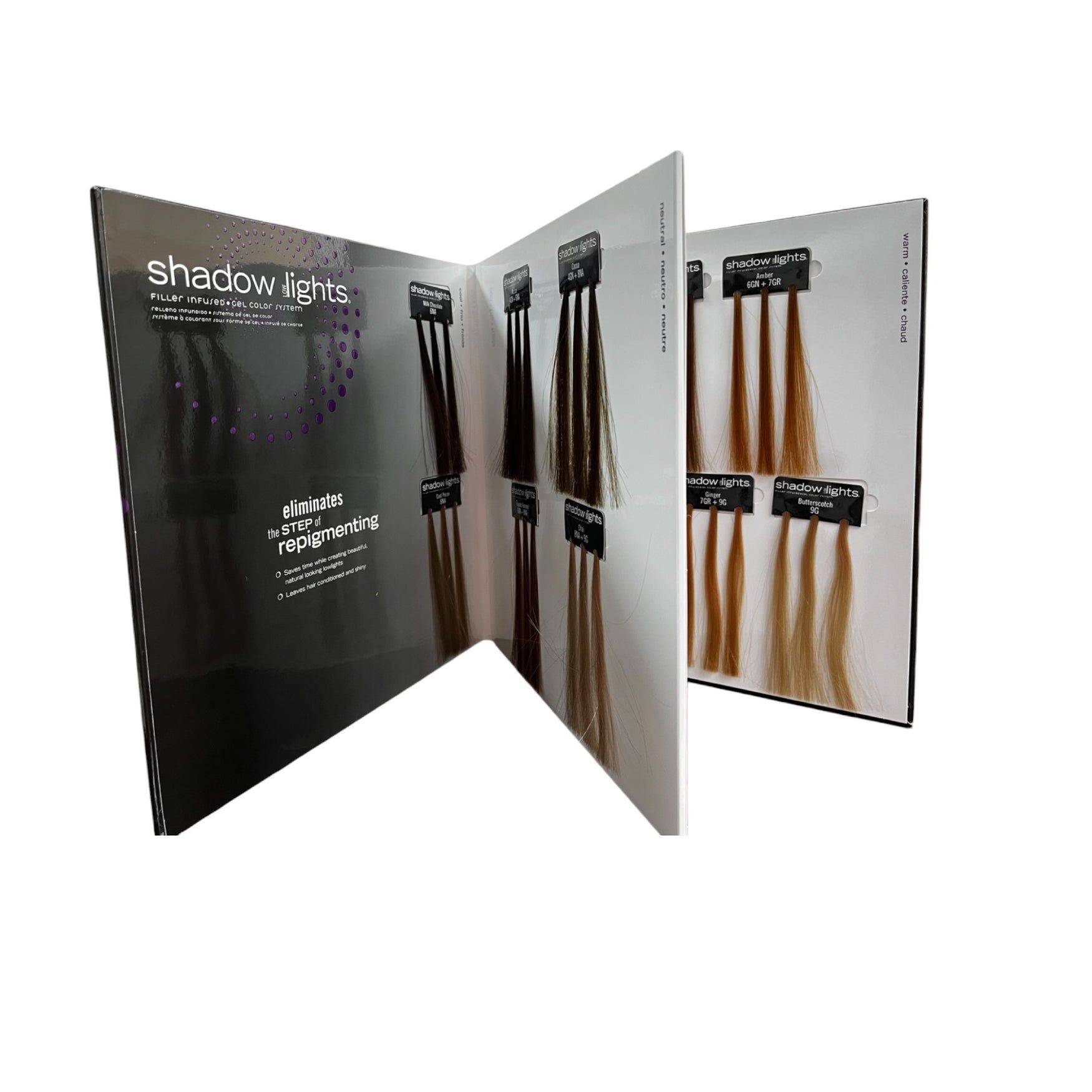 Shadow Lowlights Gel Color Systems Swatch Book