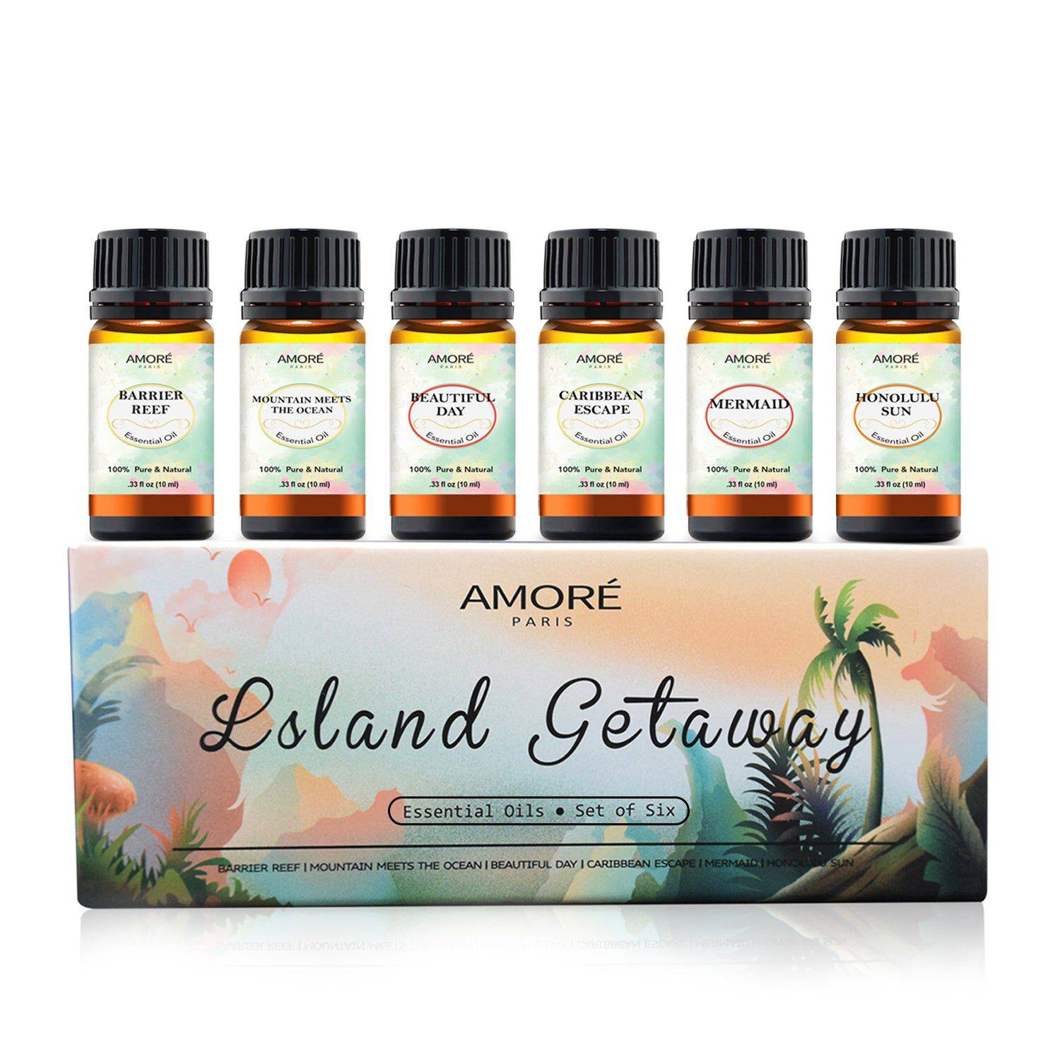 Tropical Collection Therapeutic Aromatherapy Essential Oils, 6pk
