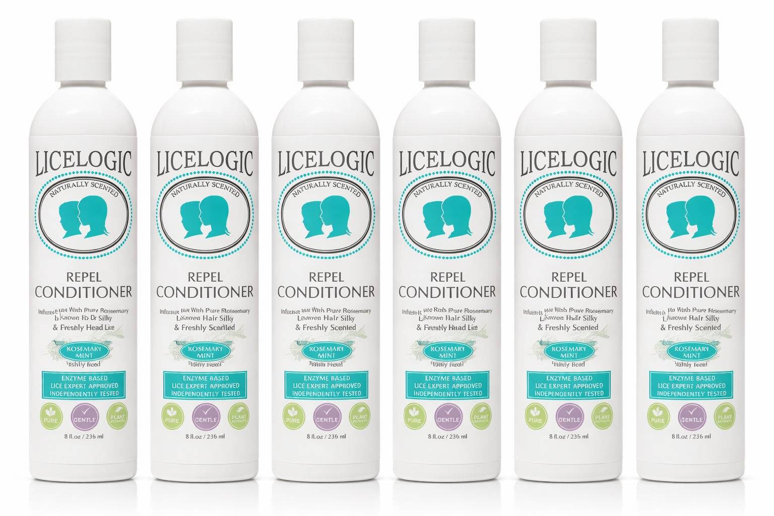 LiceLogic Repel Conditioner - Rosemary Mint - 6 Pack