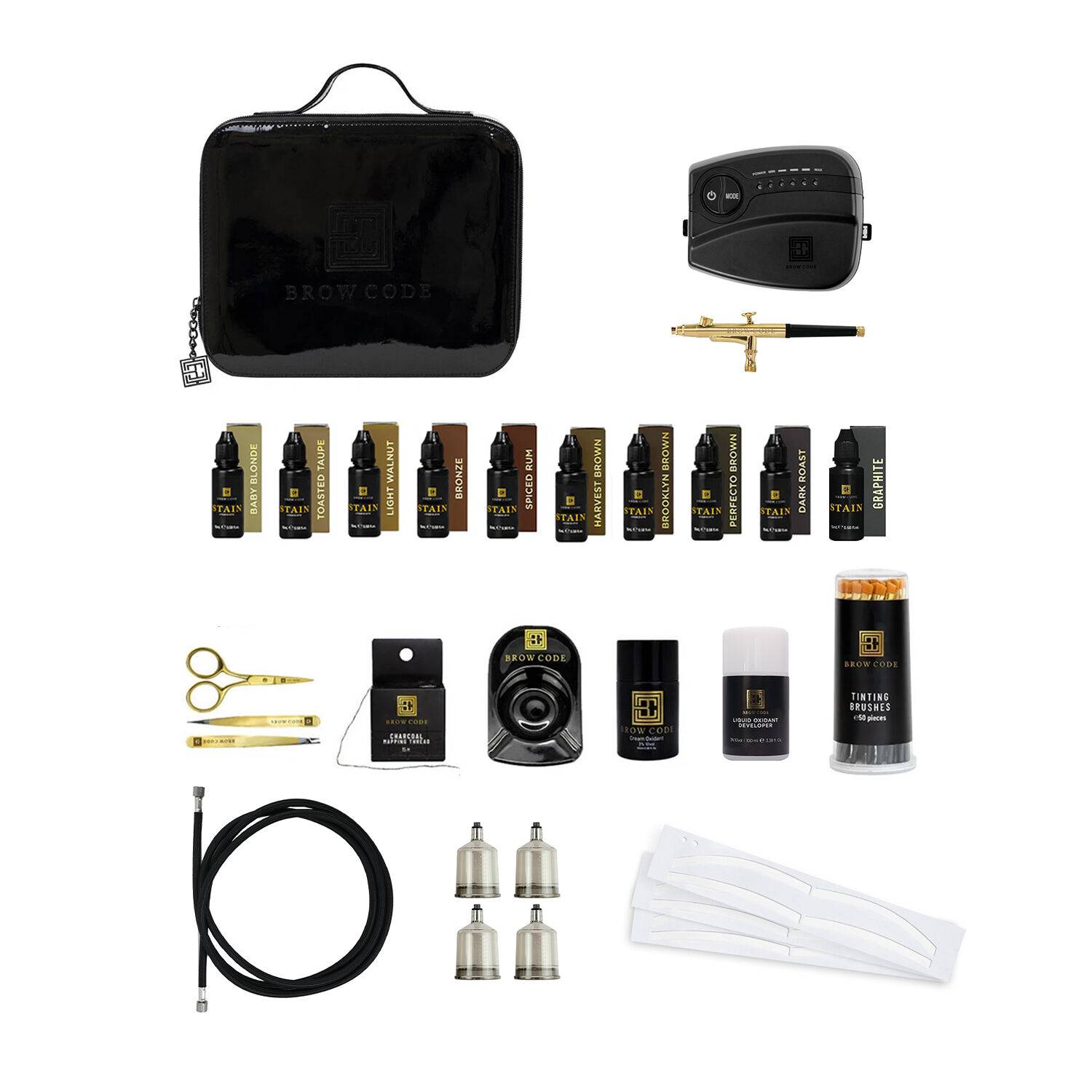Professional Stain Hybrid Brow Dye Kit