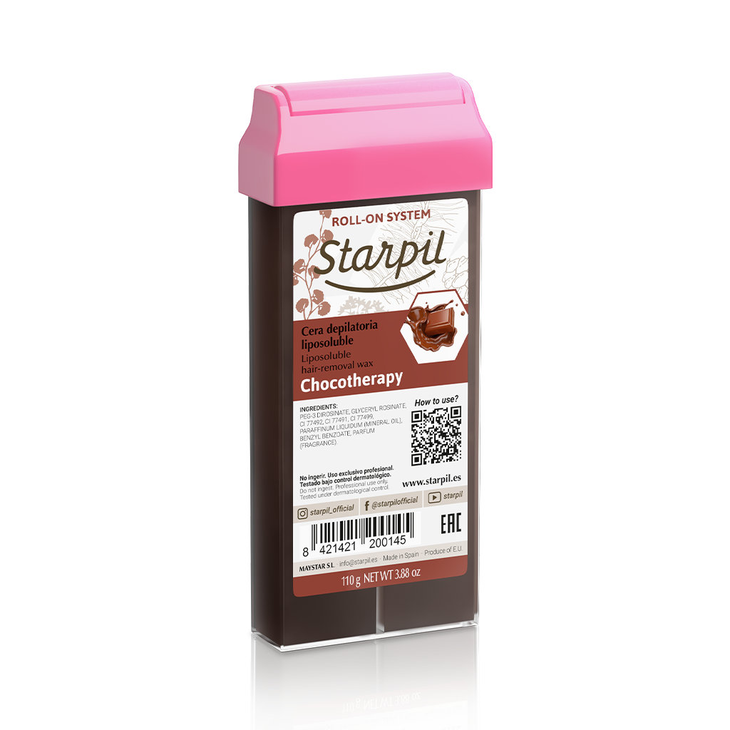 Chocolate Roll On Soft Wax - 3.8 oz
