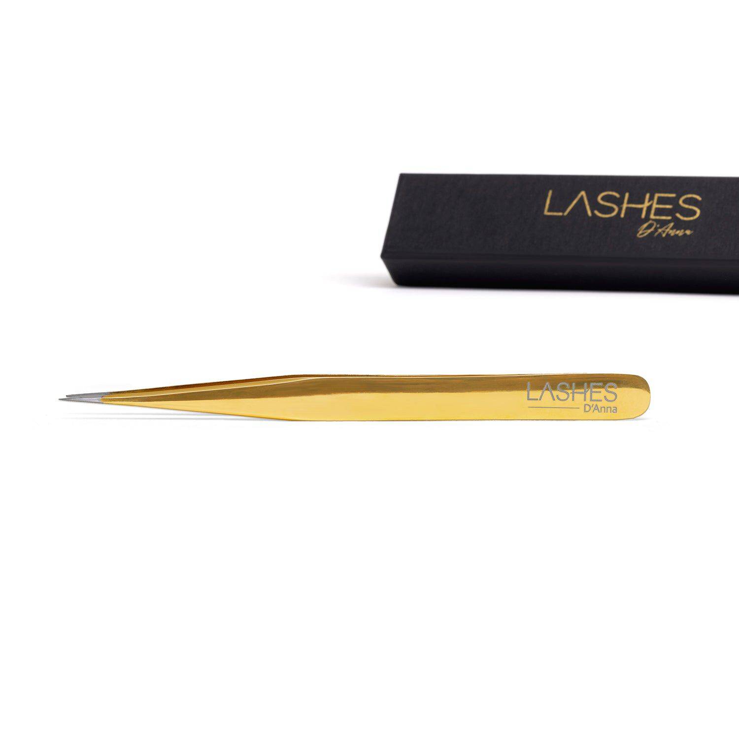 14K Coated Gold Eye Lash Extension Tweezers