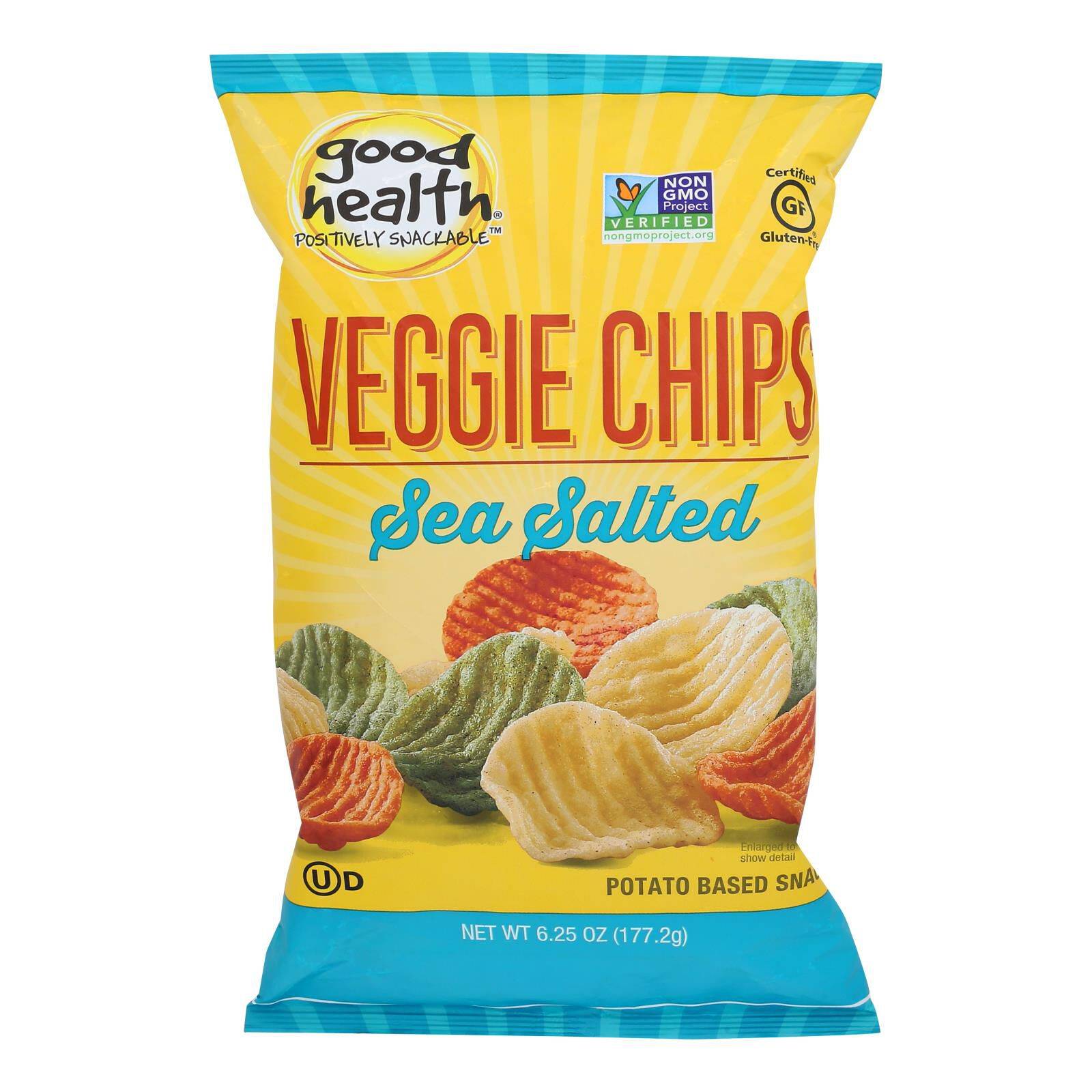 Sea Salt Veggie Chips - Case Of 10, 6.25 Oz