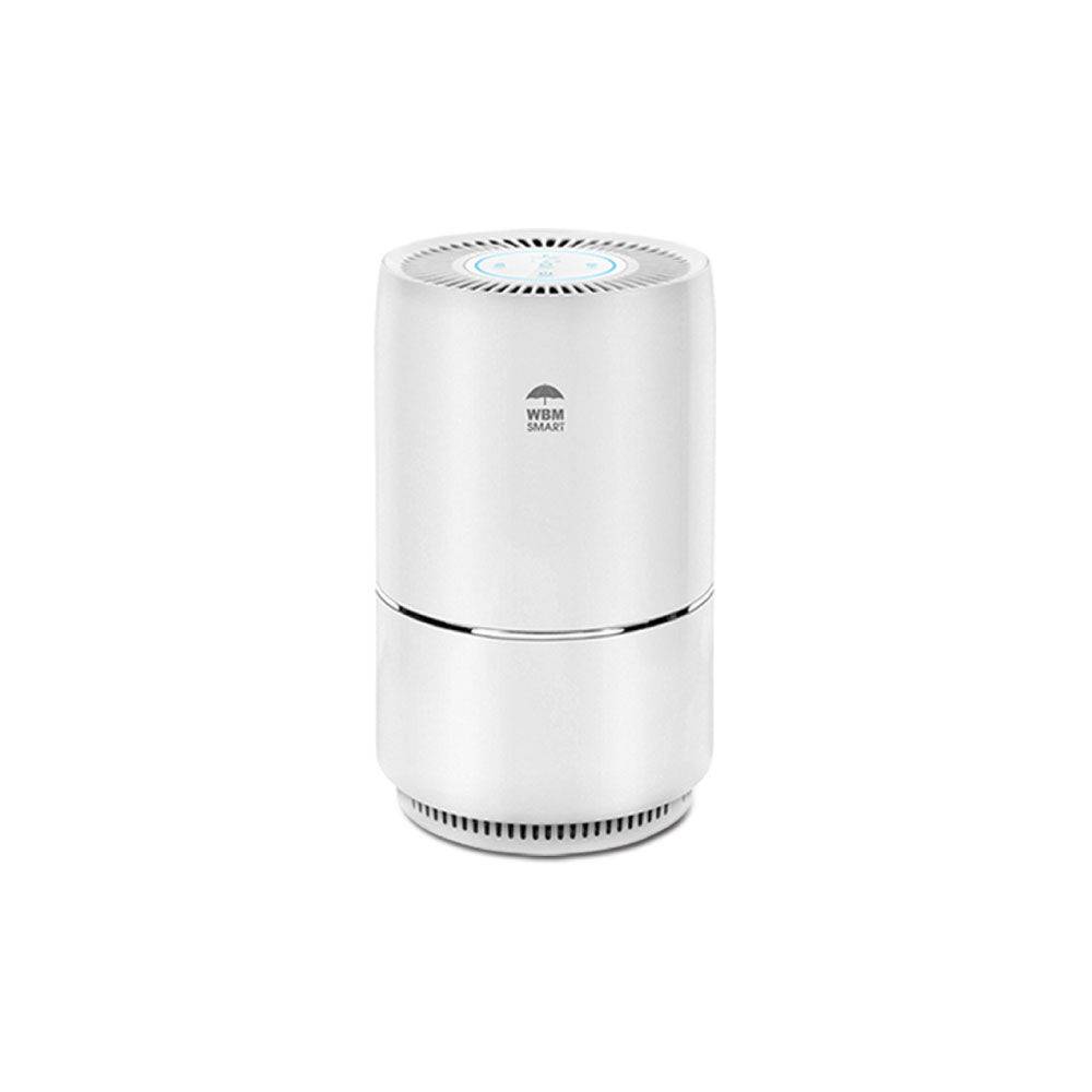 WBM Smart HEPA Filter Air Purifier for Home Allergies - White