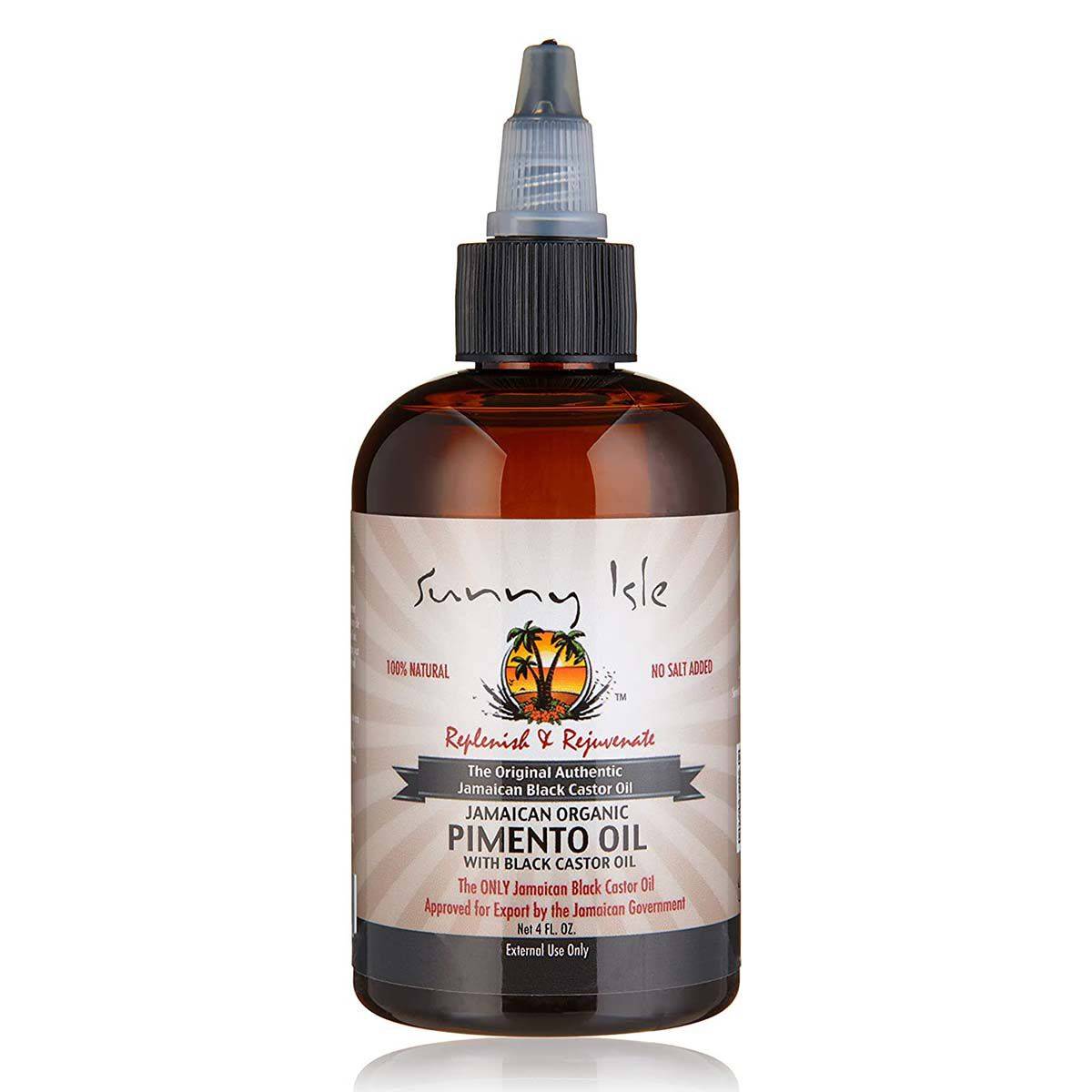 Jamaican Organic Pimento Oil with Black Castor Oil - 4 oz