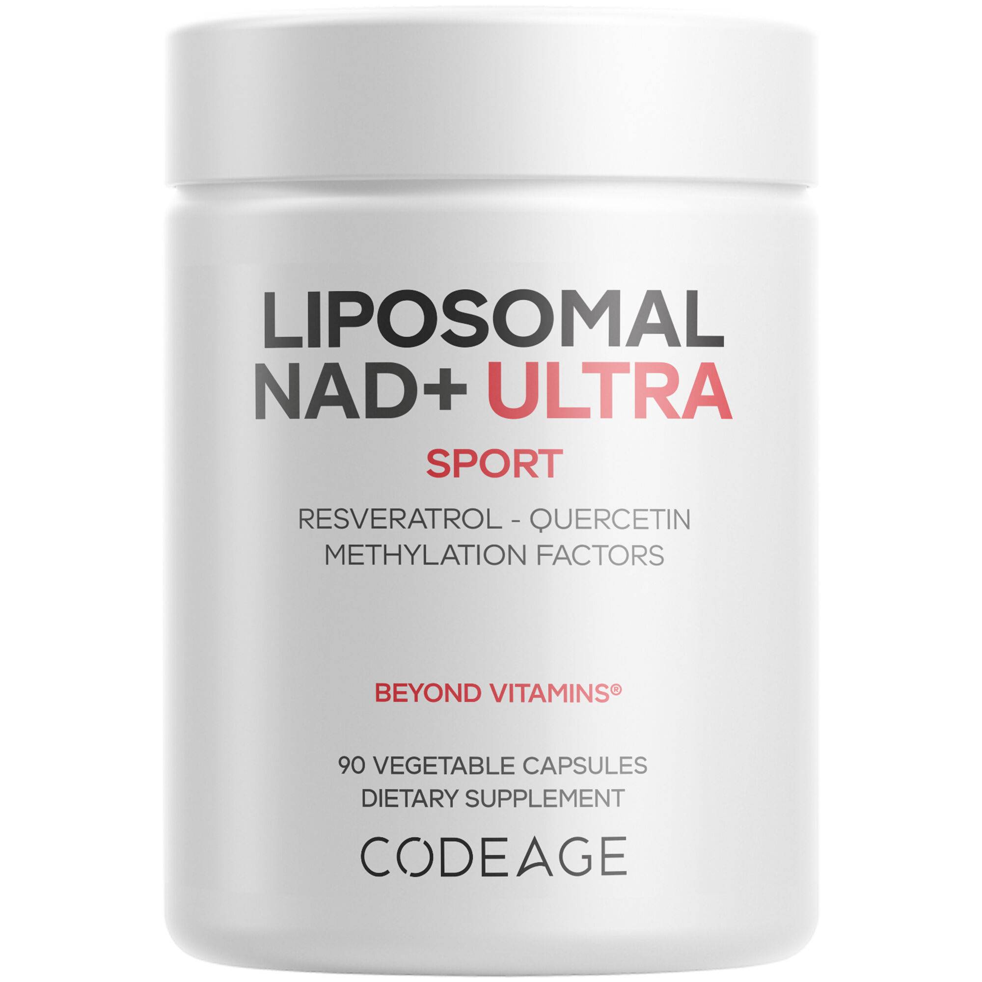 Liposomal NAD+ with Resveratrol for Energy & Healthy Aging Support