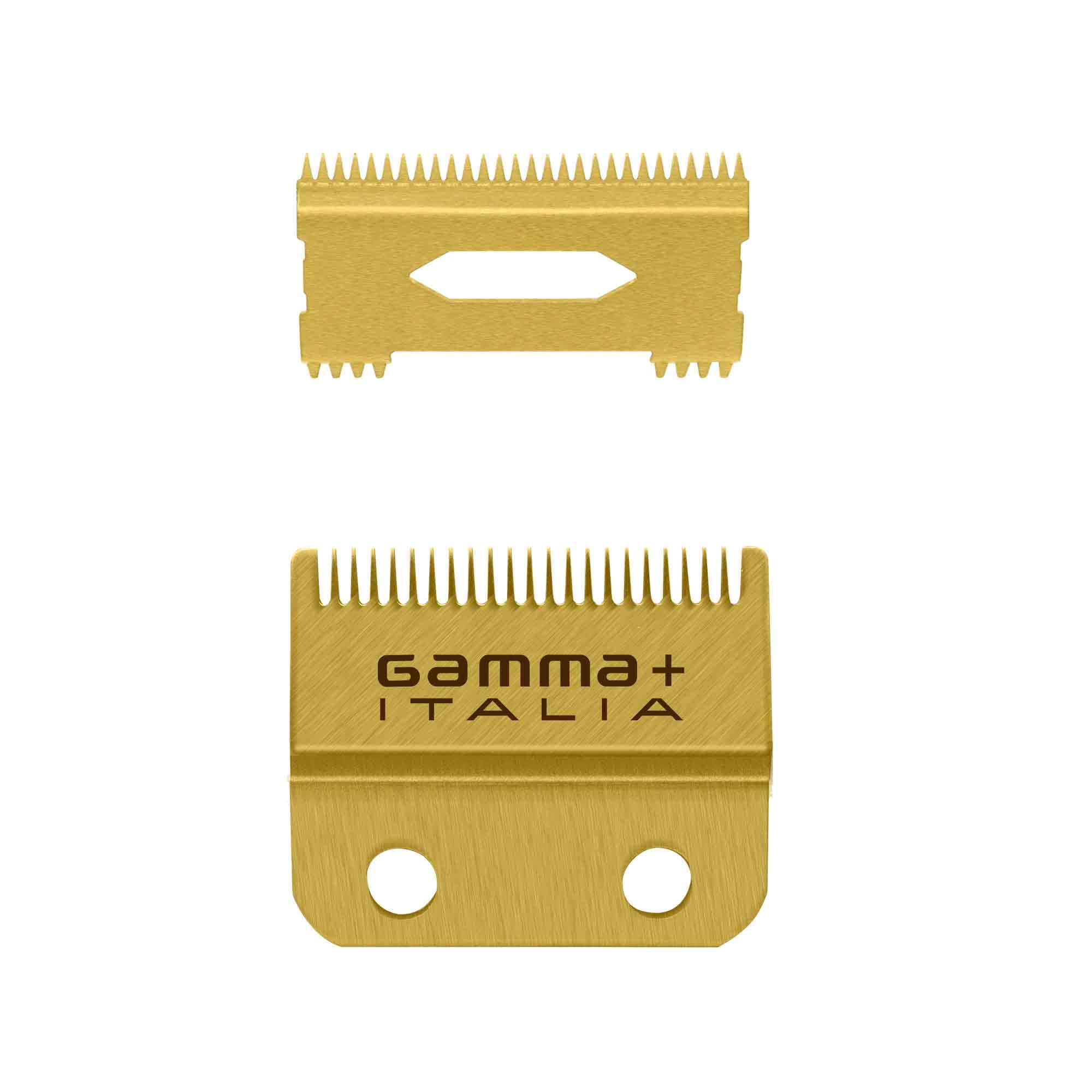 Replacement Fixed & Moving Gold Titanium Fade Hair Clipper Blade