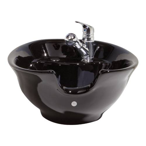933 Tilting Shampoo Bowl - Black