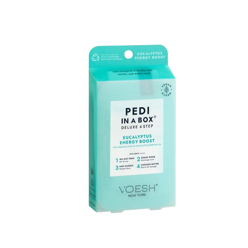 Pedi in a Box Deluxe 4 Step Eucalyptus Energy Boost