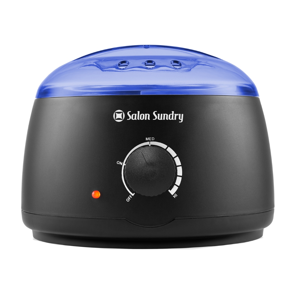 Portable Electric Hot Wax Warmer Machine for Hair Removal - Black