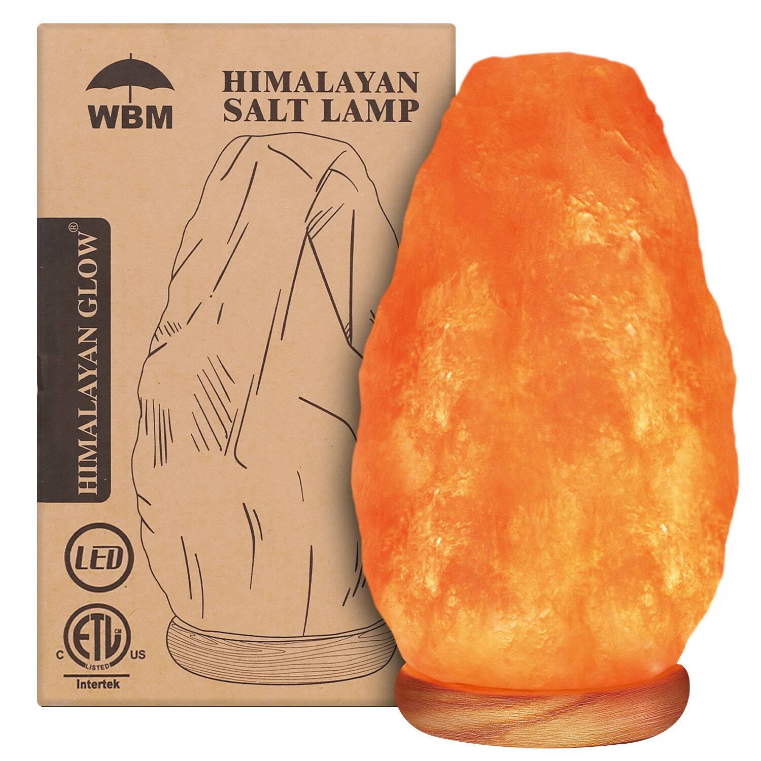 Himalayan Glow Natural Pink Salt Crystal Lamp