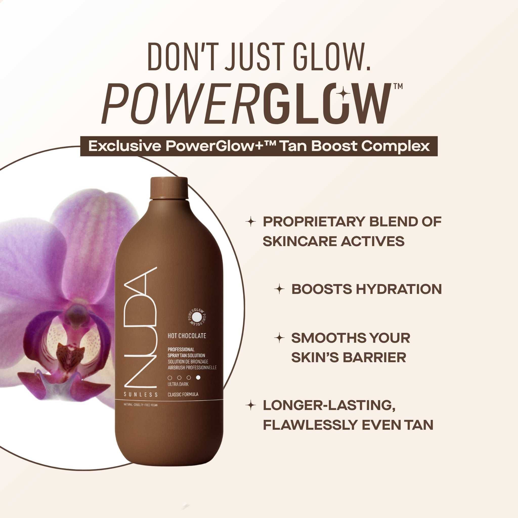 NUDA Hot Chocolate Professional Spray Tan Solution
