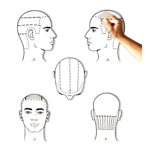 Men's Sketch Heads