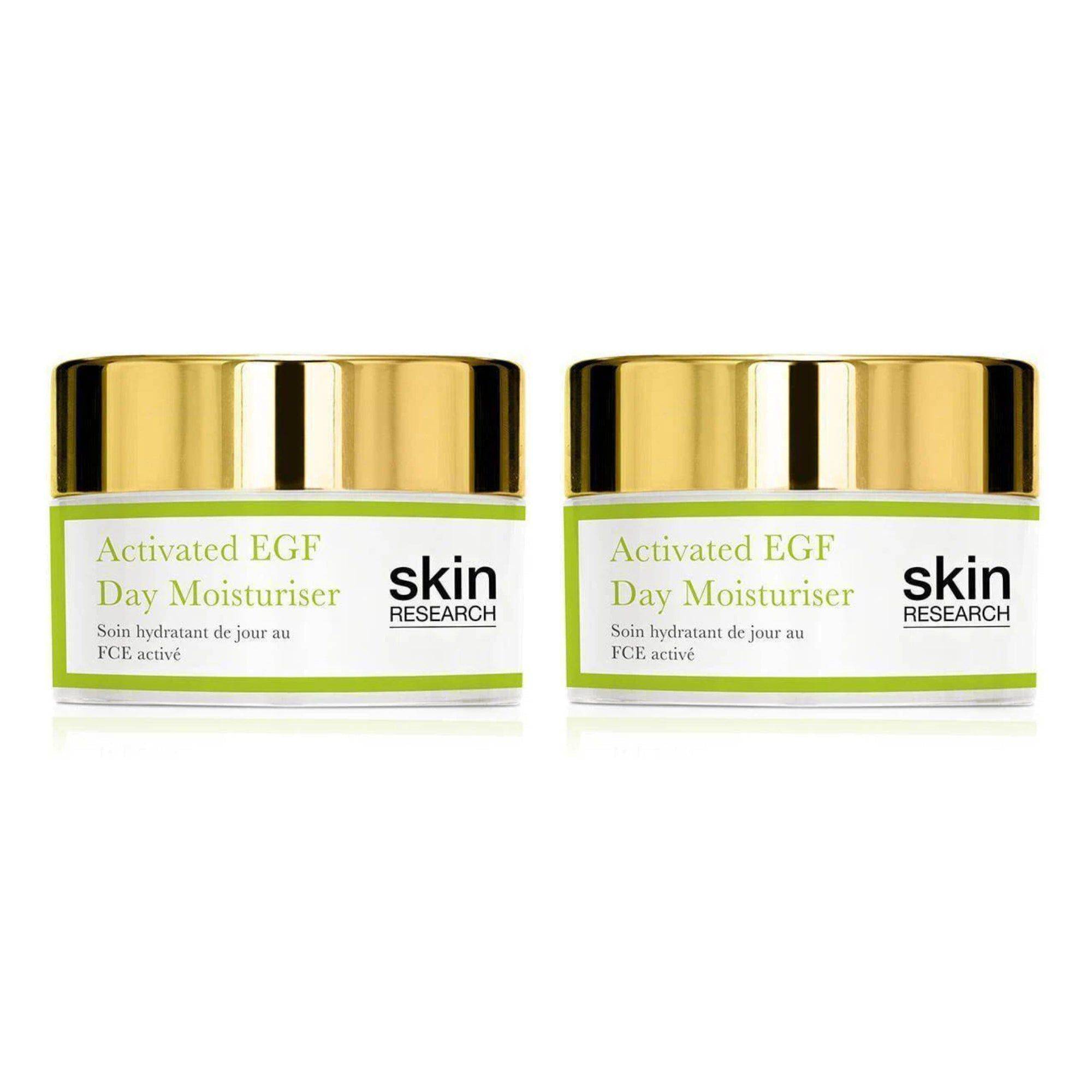 Activated EGF Day Moisturiser 50ml Twin Value Savings Pack