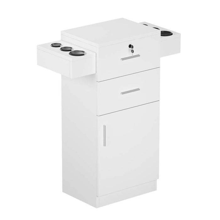HSC-10 Free Standing Wooden Salon Barber Station Cabinet