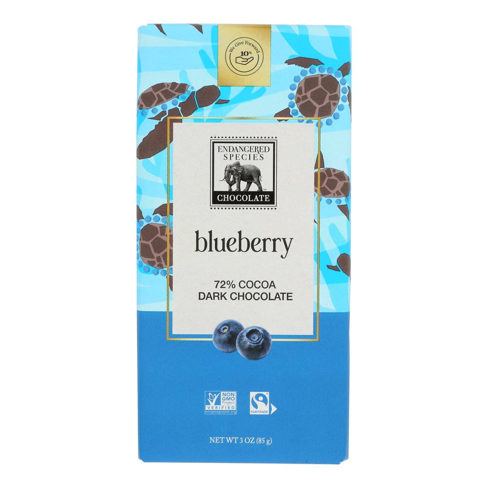 Dark Chocolate Bars - 72% Cocoa - Case Of 12, 3 Oz