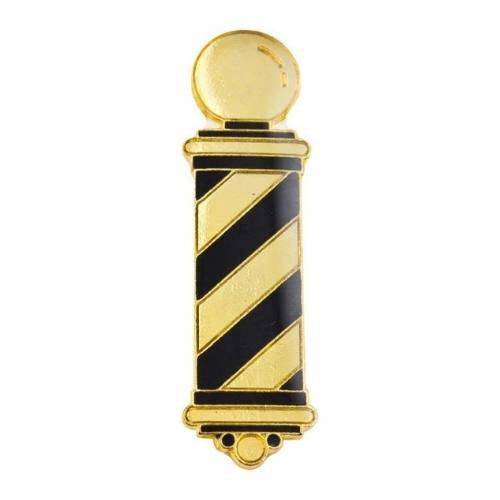 Barber Pole Lapel Pin
