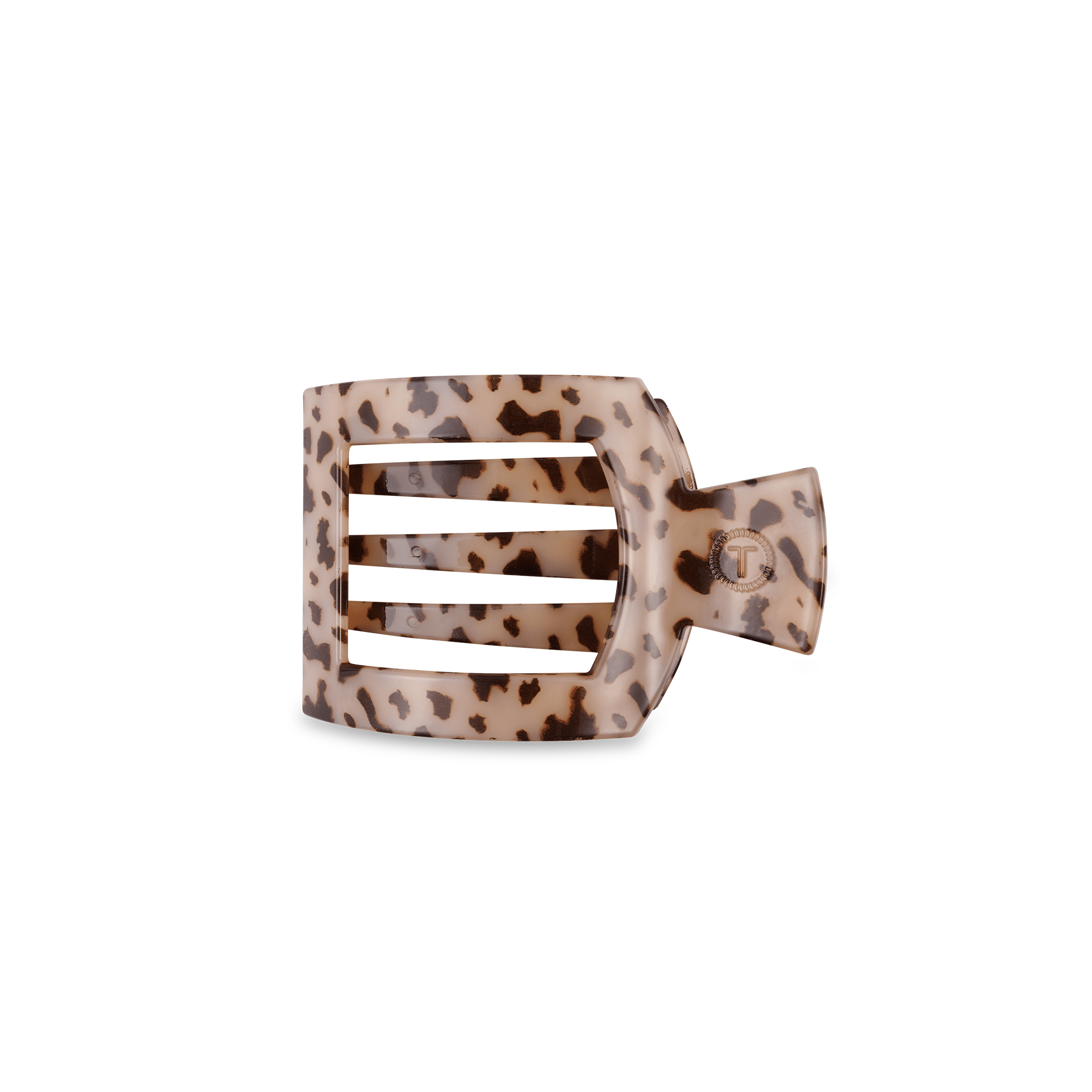Blonde Tortoise Flat Square Hair Clip