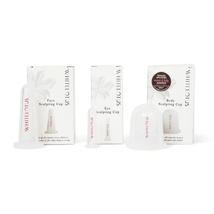 Face Eye Body Sculpting Cupping Set - 3 Piece Kit