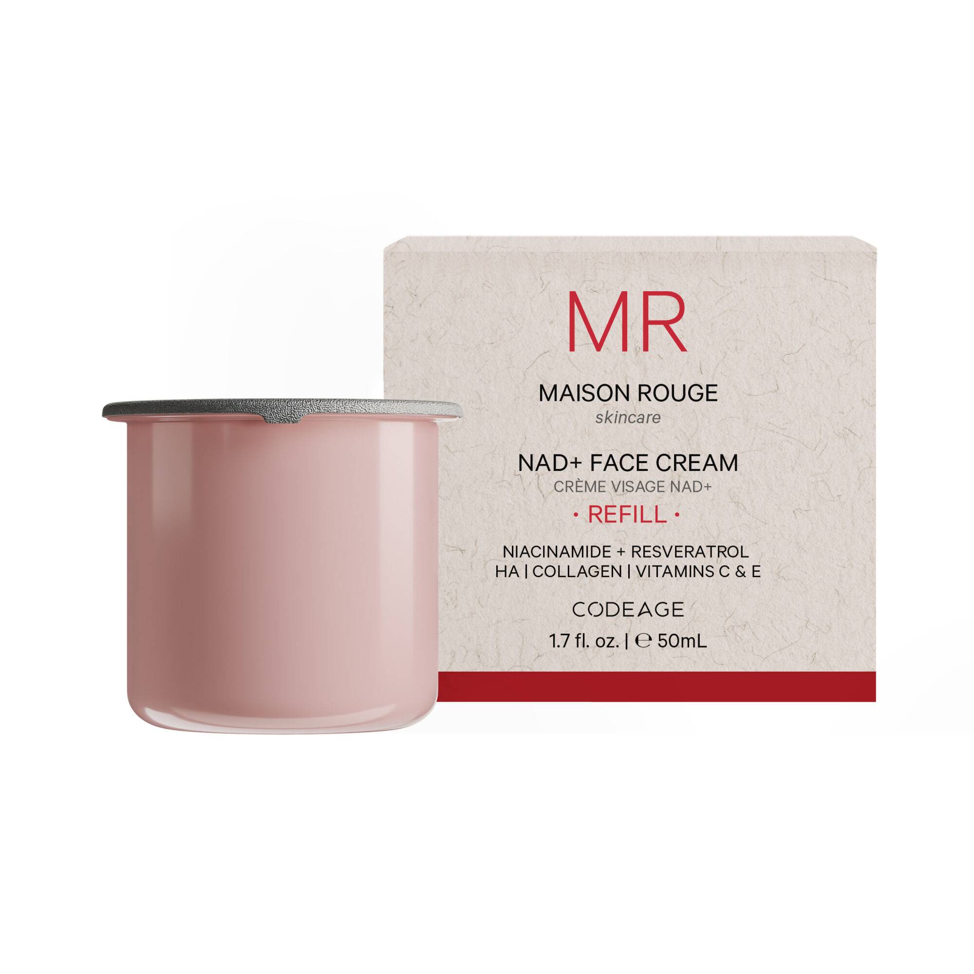 NAD+ Face Cream Refill Glutathione Cream - Radiance & Antioxidant