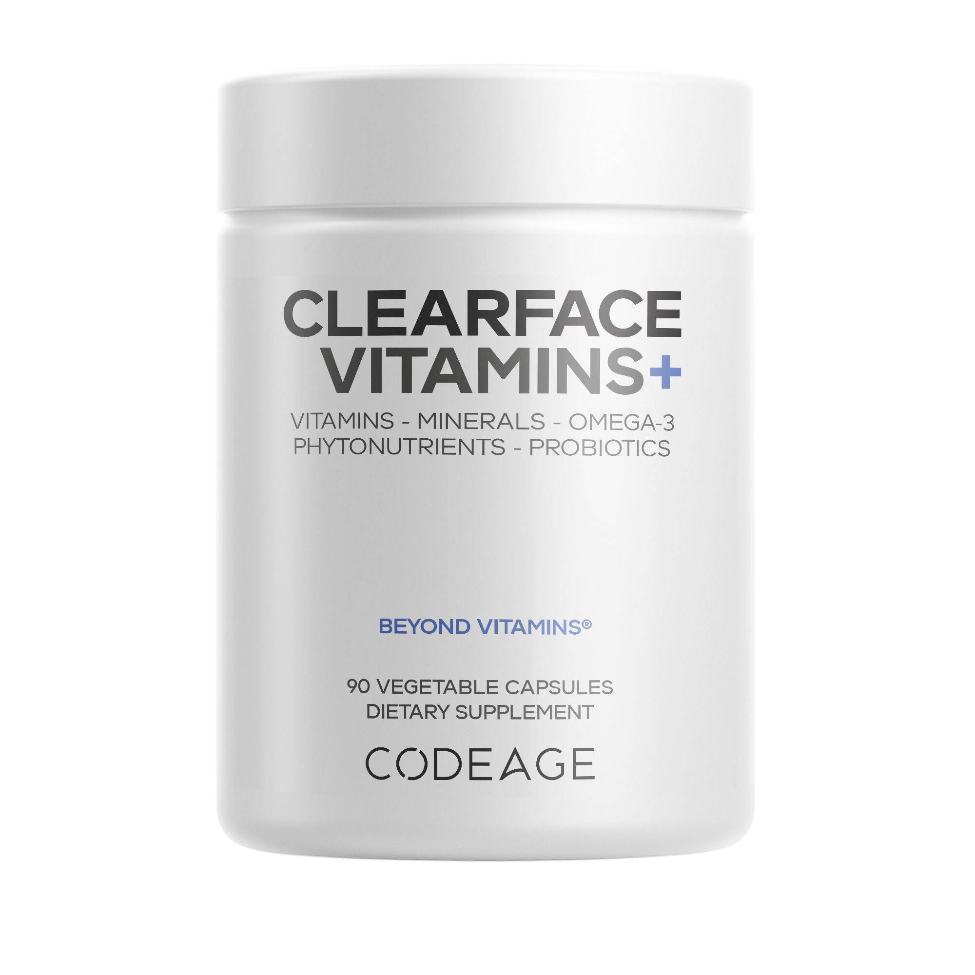 Clearface Pantothenic Acid Niacin Skin Botanical Blend White Edition