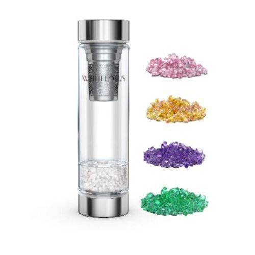 5 Sacred Stones Crystal Healing Water Bottle
