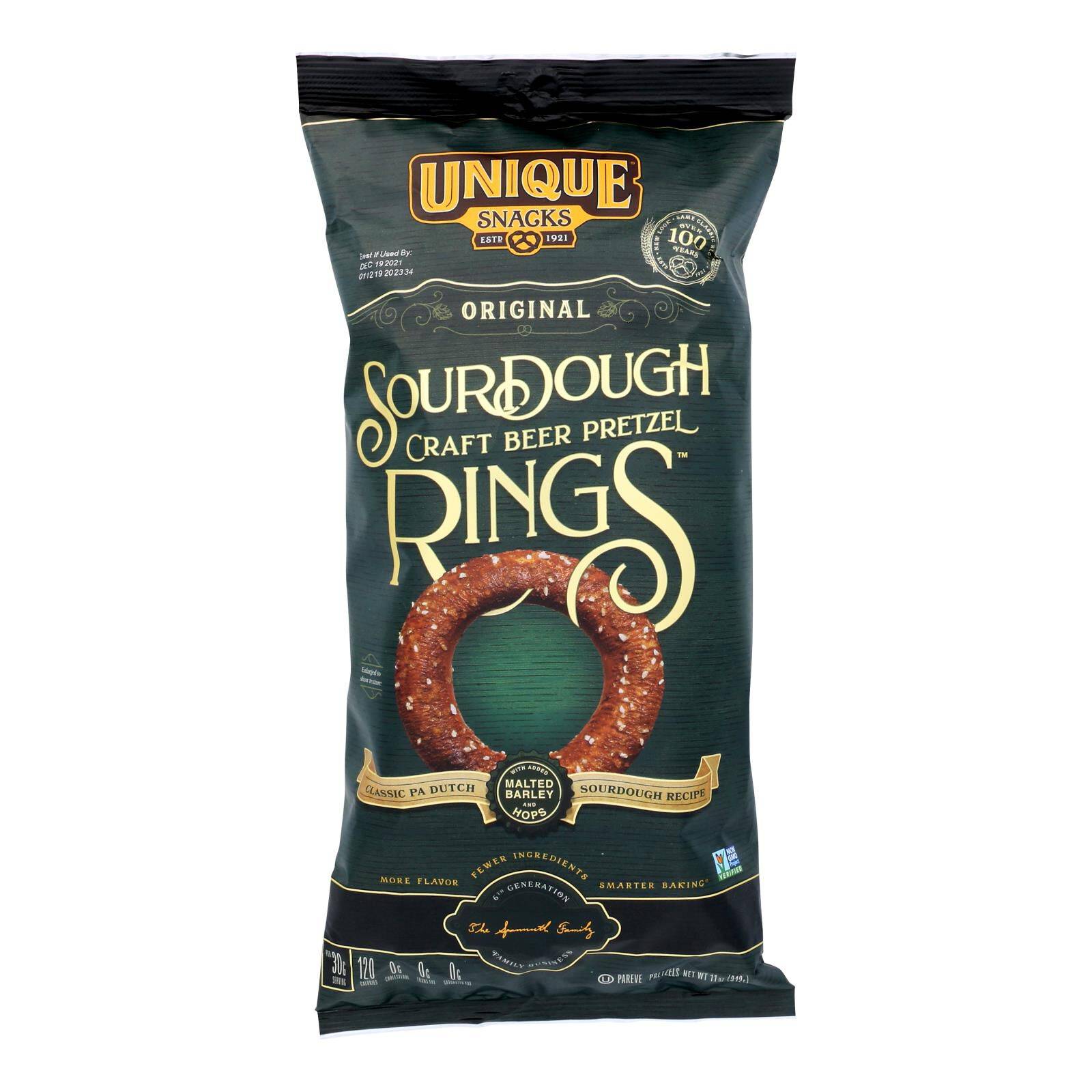 Sourdough Craft Beer Pretzel Rings - Case Of 12, 11 Oz